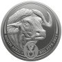1 oz, South Africa, 2023, Silver, Big Five - Buffalo, Obverse