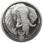 1kg, South Africa, 2021, Silver, Big Five - Elephant, Obverse