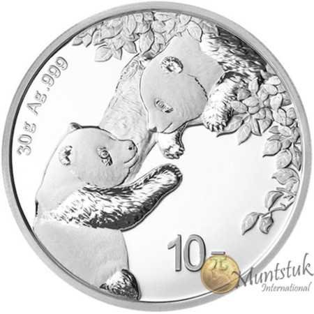 10 Yuan, China, 2023, Silver - Panda, Reverse