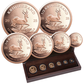 2025 Krugerrand Prestige Set (6 coin set, 22 ct Gold)