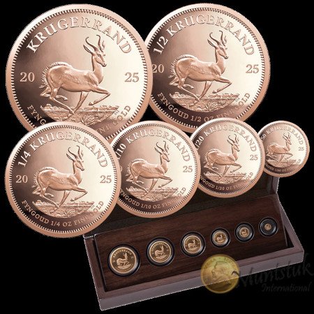 2025 Krugerrand Prestige Set (6 coin set, 22 ct Gold)