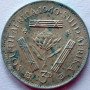 Threepence, South Africa, 1940, Silver