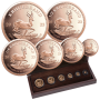 2023 Krugerrand Prestige Set (6 coin set, 22 ct Gold)