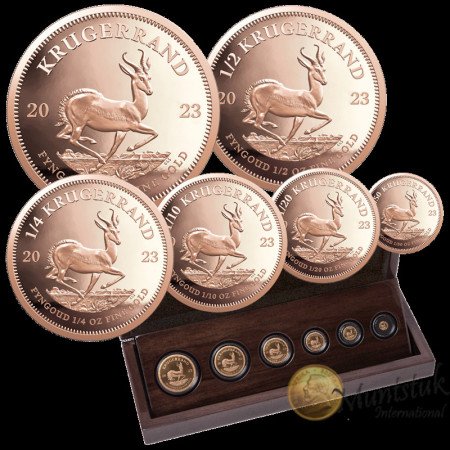 2023 Krugerrand Prestige Set (6 coin set, 22 ct Gold)