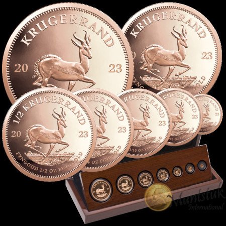 2023 Krugerrand Prestige Set (7 coin set, 22 ct Gold)