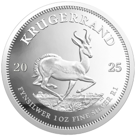 1 oz Krugerrand, South Africa, 2025, Silver, Reverse