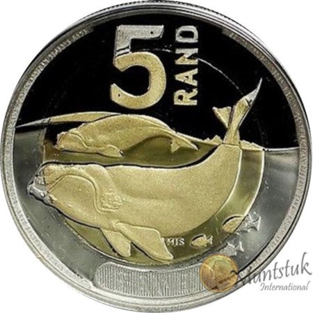R5, South Africa, 2024, Bimetallic, Zulu-Afrikaans-Venda, Reverse