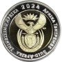 R5, South Africa, 2024, Bimetallic, Zulu-Afrikaans-Venda. Obverse