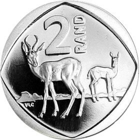 R2, South Africa, 2024, Nickel-plated Steel, Xhosa-Ndebele, Reverse