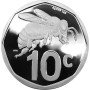 Ten Cent, South Africa, 2024, Silver, reverse