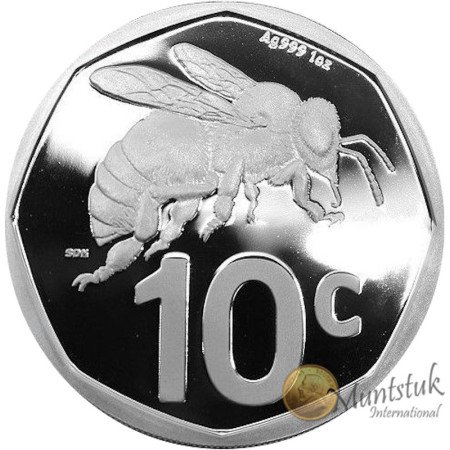 Ten Cent, South Africa, 2024, Silver, reverse