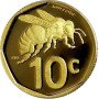 Ten Cent, South Africa, 2024, Gold, Reverse