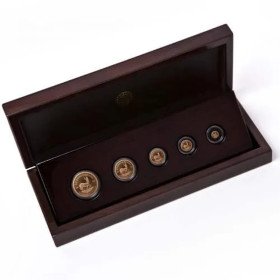 2023 Krugerrand Prestige Set (5 coin set, 22 ct Gold), Box open