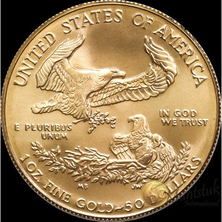 1 oz, USA, 2004, Gold - American Eagle, Reverse