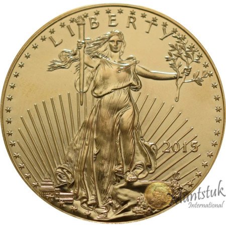 1 oz, USA, 2015, Gold - American Eagle, Obverse