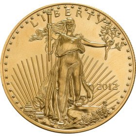 1 oz, USA, 2012, Gold - American Eagle, Obverse