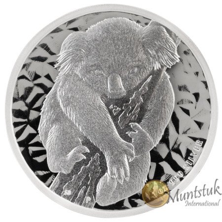 1 oz, Australian, 2007, Silver - Koala, reverse