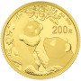200 Yuan, China, 2021, Gold - Panda reverse