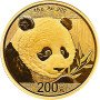 200 Yuan, China, 2018, Gold - Panda reverse