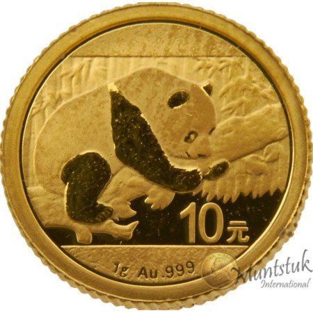 10 Yuan, China, 2016, Gold - Panda Reverse