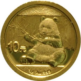 10 Yuan, China, 2017, Gold - Panda Reverse
