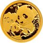10 Yuan, China, 2019, Gold - Panda reverse