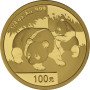 100 Yuan, China, 2008, Gold - Panda Reverse