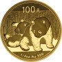 100 Yuan, China, 2010, Gold - Panda, reverse
