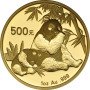 500 Yuan, China, 2007, Gold - Panda reverse