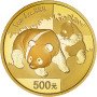 500 Yuan, China, 2008, Gold - Panda reverse