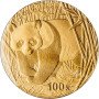 100 Yuan, China, 2002, Gold - Panda reverse