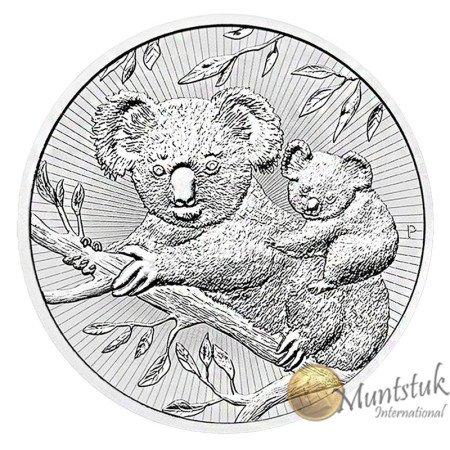 2 oz, Australian, 2018, Silver - Koala, Reverse
