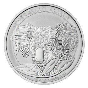 1KG, Australian, 2014, Silver - Koala, revers