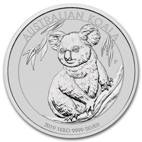 1KG, Australian, 2019, Silver - Koala, reverse