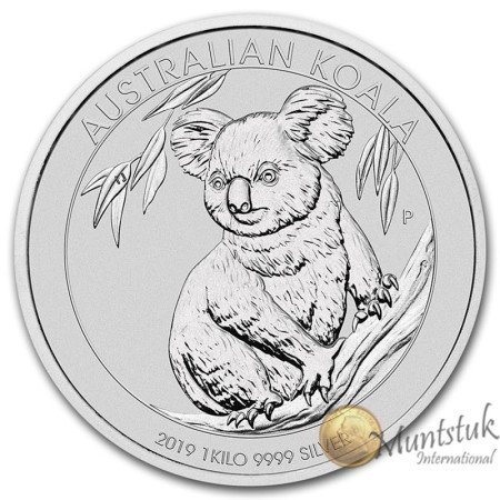 1KG, Australian, 2019, Silver - Koala, reverse