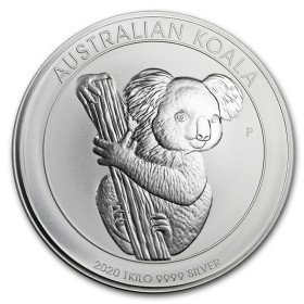 1KG, Australian, 2020, Silver - Koala, reverse