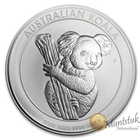 1KG, Australian, 2020, Silver - Koala, reverse