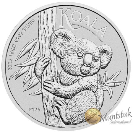 1KG, Australian, 2024, Silver - Koala, reverse