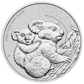1KG, Australian, 2023, Silver - Koala, reverse