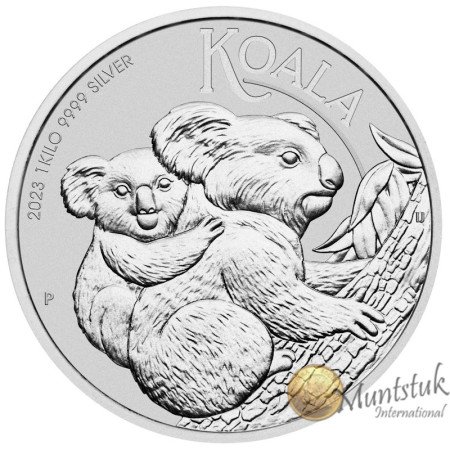 1KG, Australian, 2023, Silver - Koala, reverse