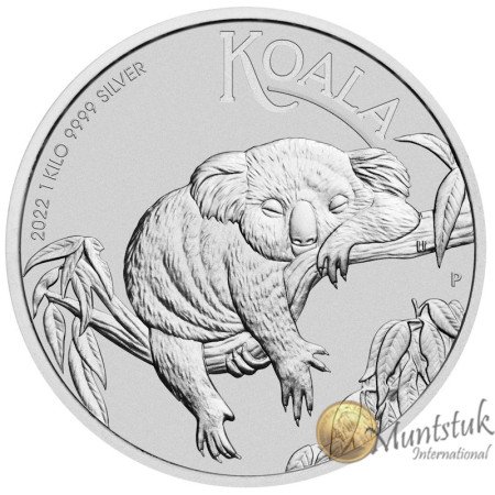 1KG, Australian, 2022, Silver - Koala, reverse