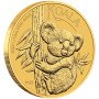 1/10 oz, Australian, 2024, Gold - Koala, reverse side view