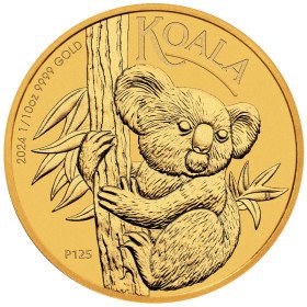 1/10 oz, Australian, 2024, Gold - Koala, Reverse