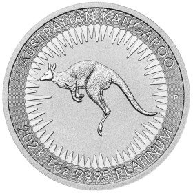 1 oz, Australian, 2023, Platinum - Kangaroo, reverse