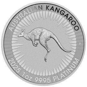 1 oz, Australian, 2025, Platinum - Kangaroo reverse