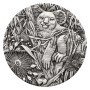 2 oz, Australian, 2017, Silver - Koala (Antiqued), reverse