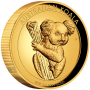 2 oz, Australian, 2020, Gold - Koala, side view