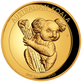 2 oz, Australian, 2020, Gold - Koala, reverse