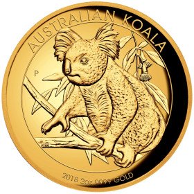 2 oz, Australian, 2018, Gold - Koala, reverse