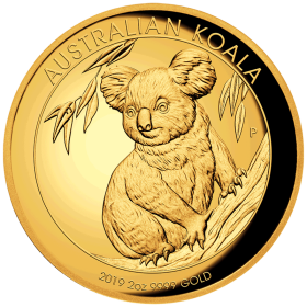 2 oz, Australian, 2019, Gold - Koala, reverse